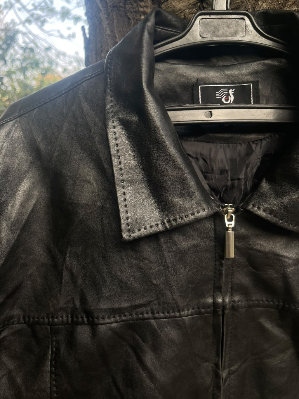 Vintage jelfys genuine soft leather jacket