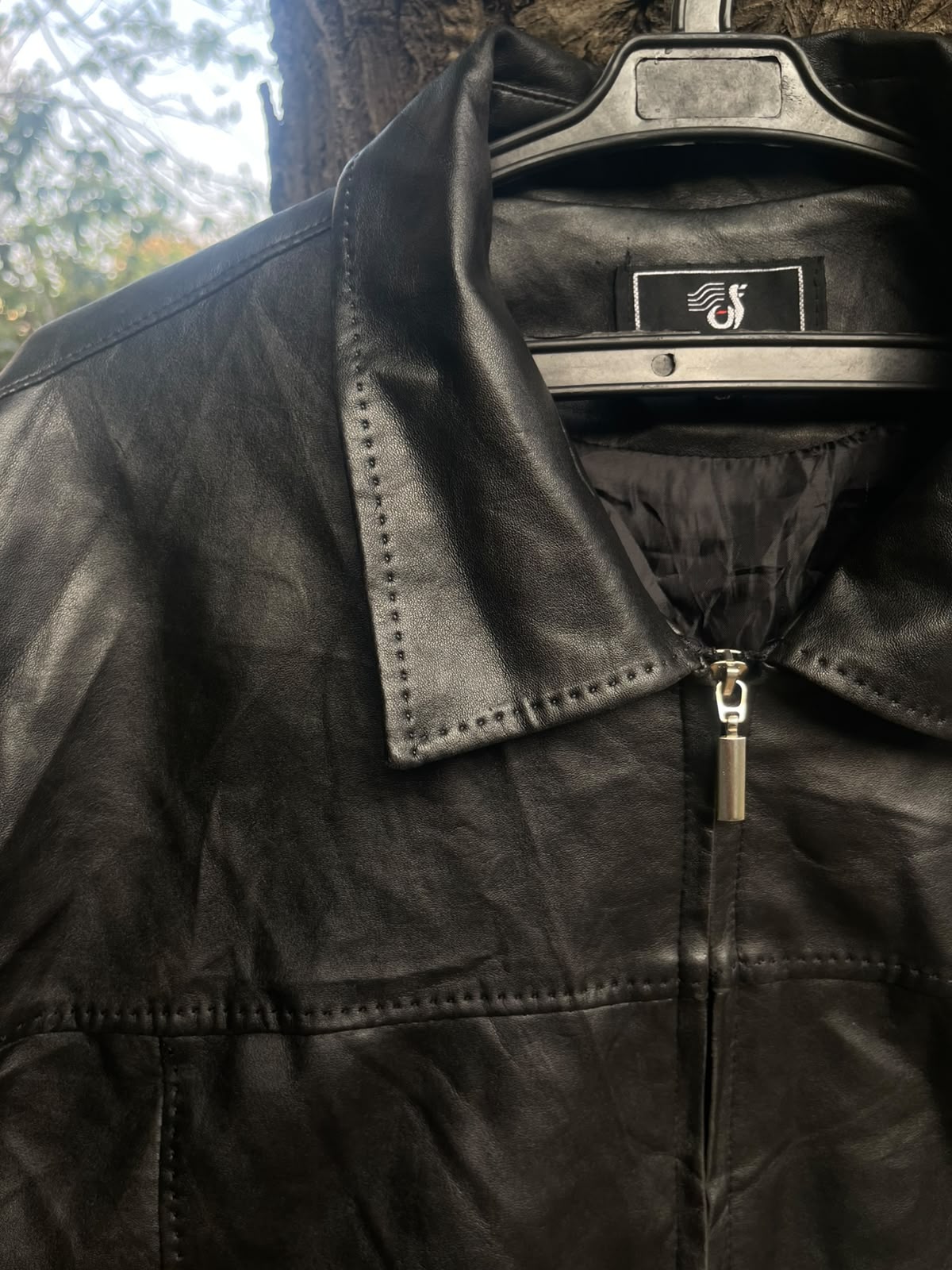 Vintage jelfys genuine soft leather jacket