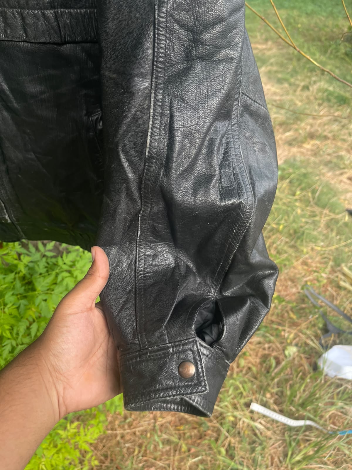 Vintage jelfys genuine soft leather jacket