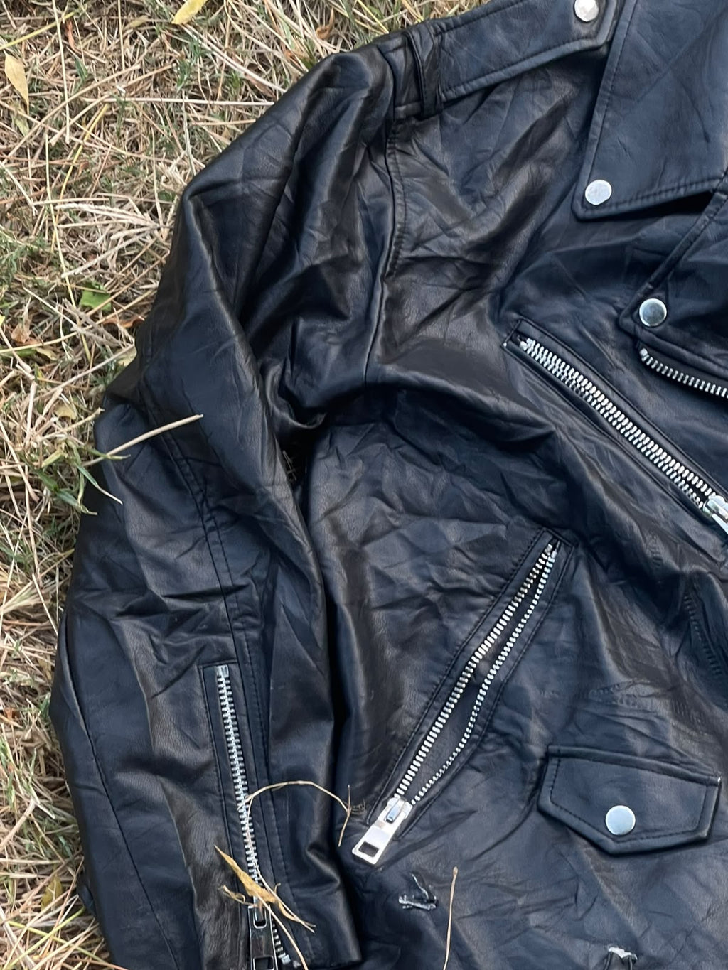 Zara vintage biker jacket