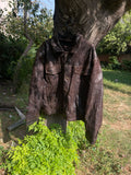 Vintage fullgrain heavyweight cowhide leather jacket