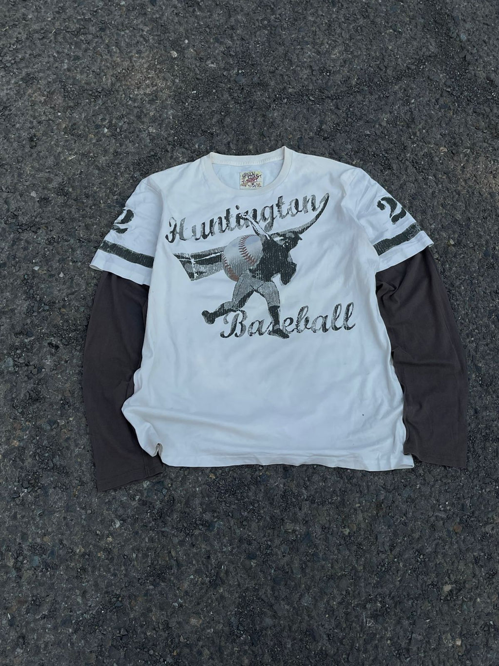 Vintage 90's layred baseball tee