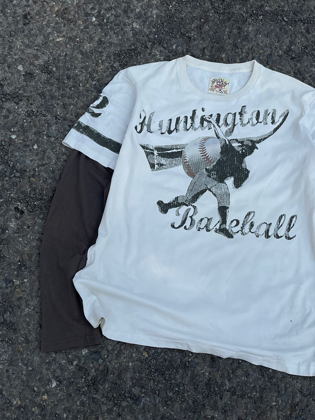 Vintage 90's layred baseball tee