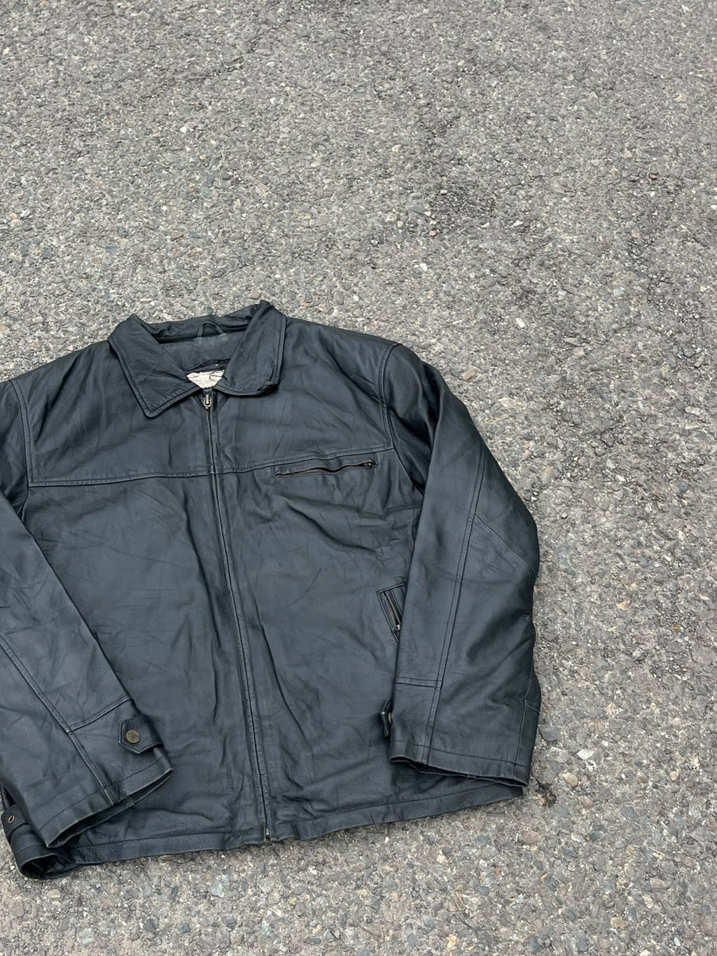Vtg Leather WE FOR YOURS Jacket