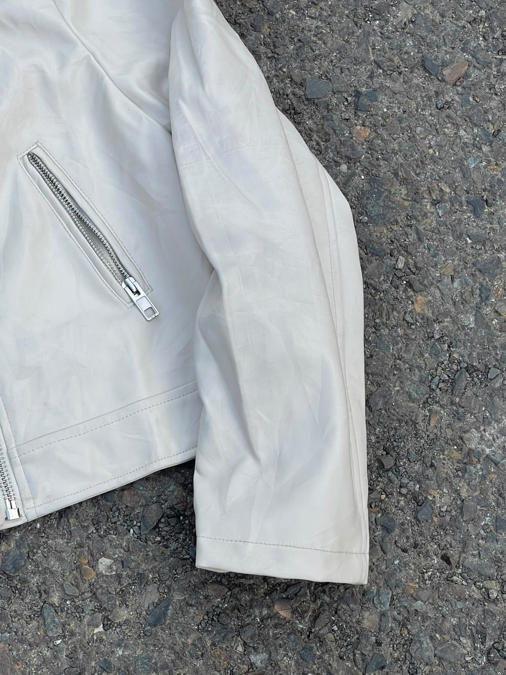 Faux leather bikers jacket