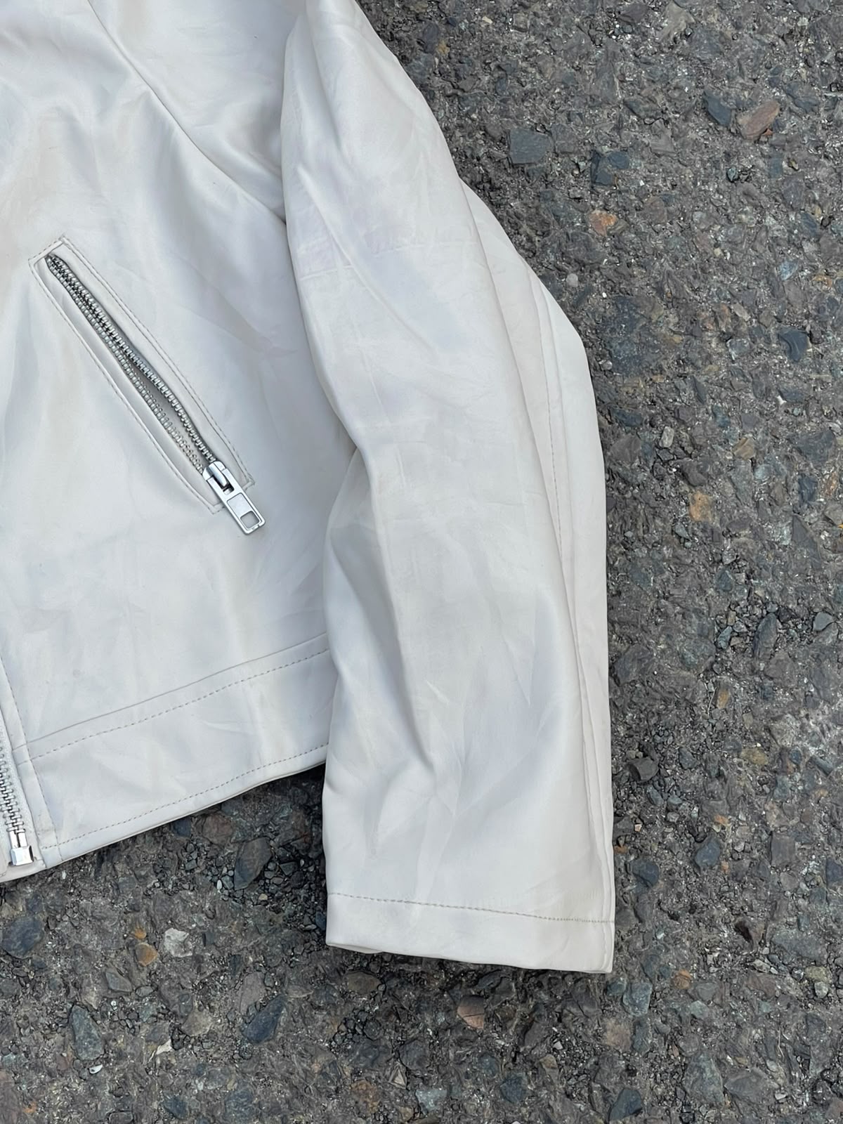 Faux leather bikers jacket