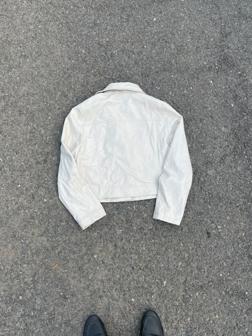Faux leather bikers jacket