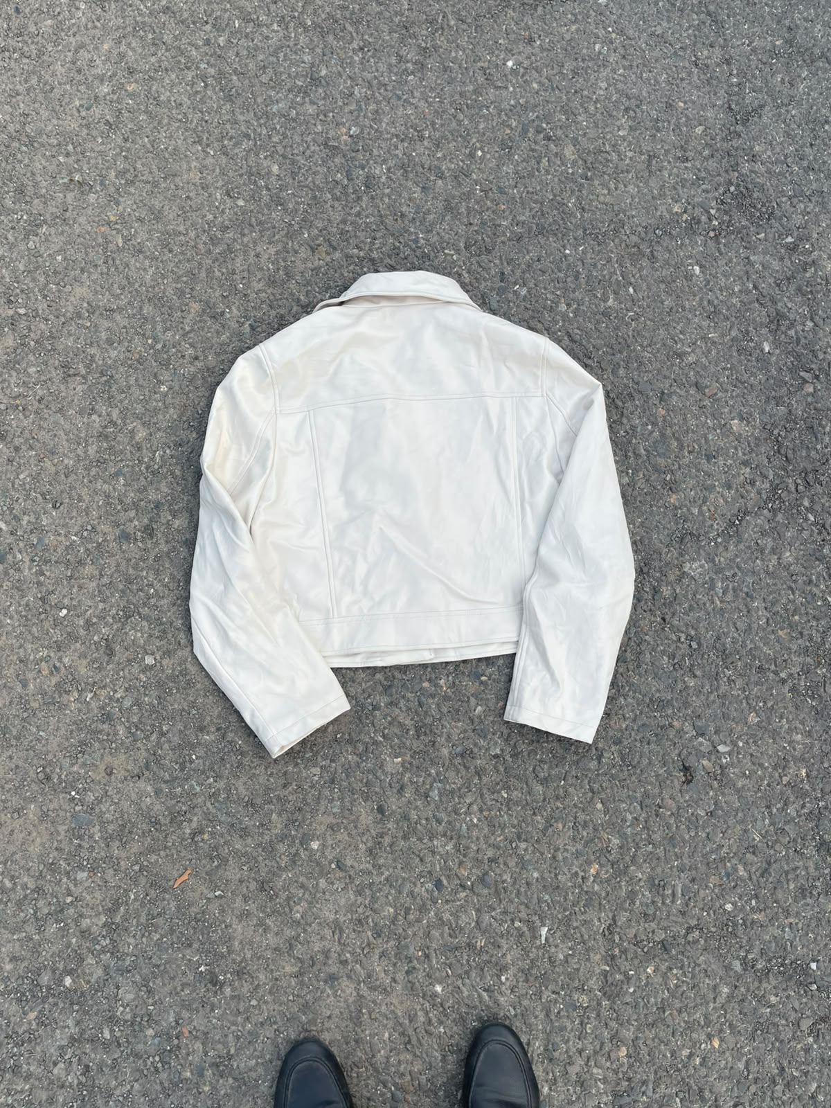 Faux leather bikers jacket