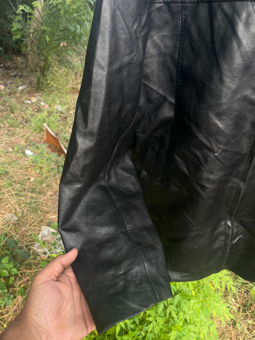 Vintage jelfys genuine soft leather jacket