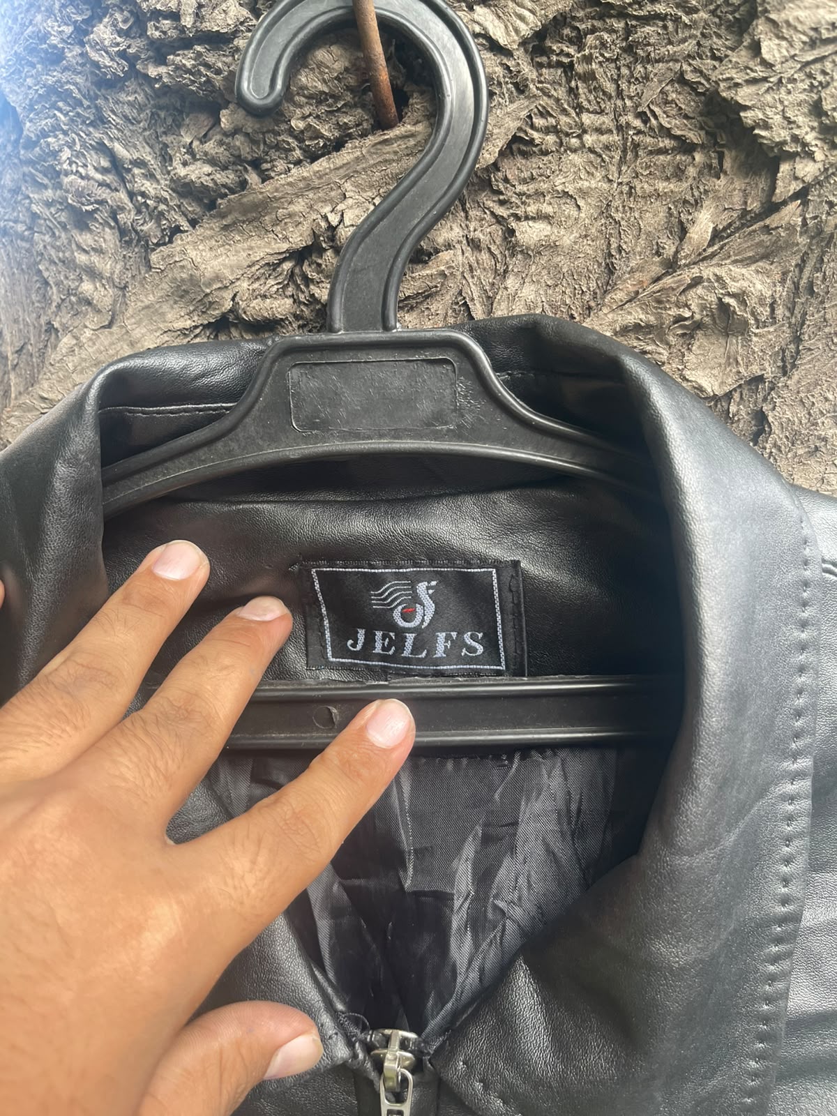 Vintage jelfys genuine soft leather jacket