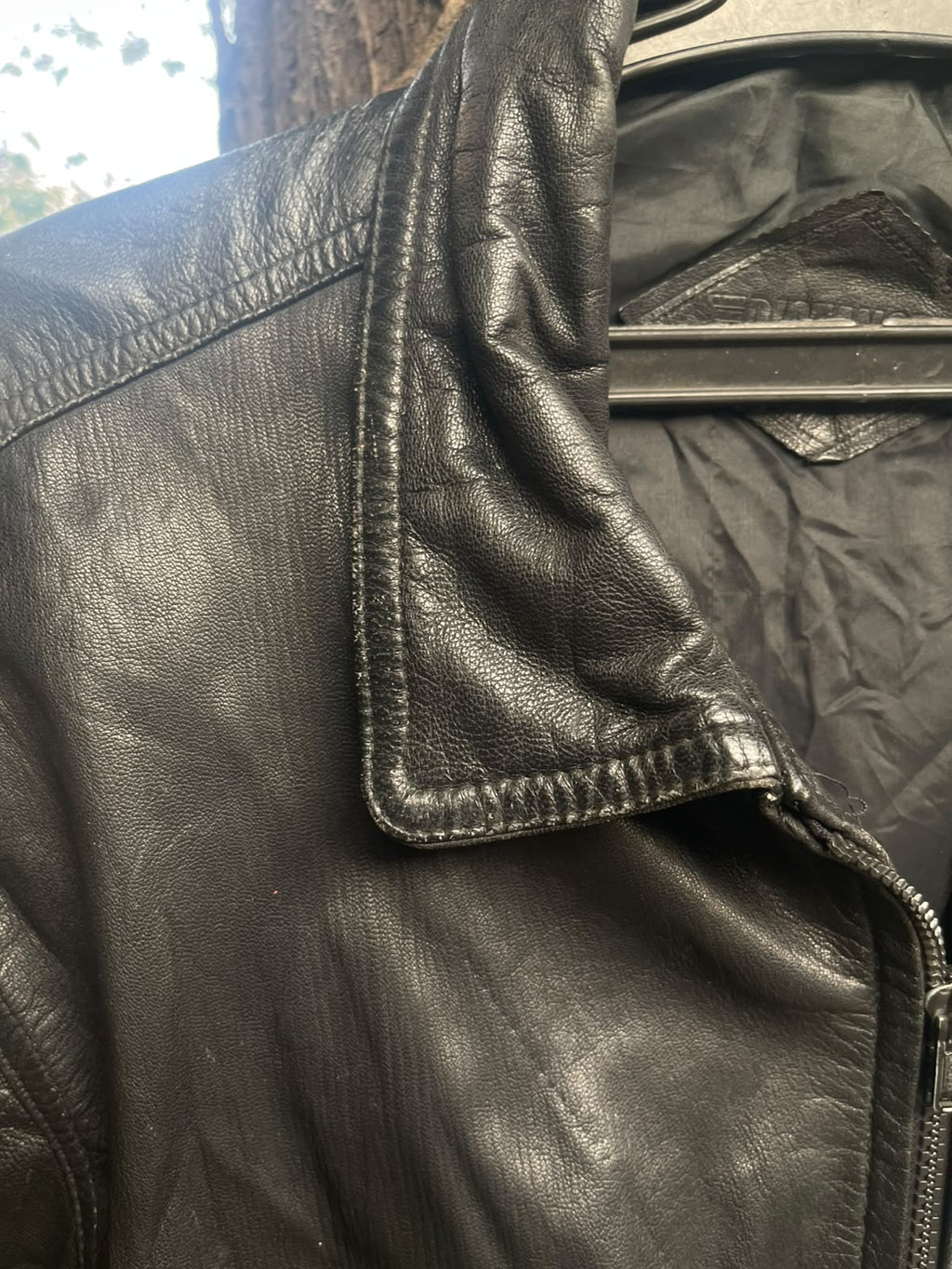 Vintage jelfys genuine soft leather jacket