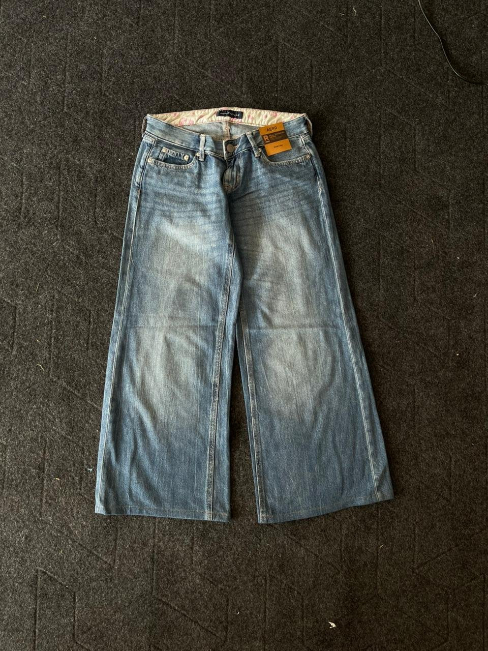 Aeropostale Vintage Baggy Wide Leg Baggy Denim