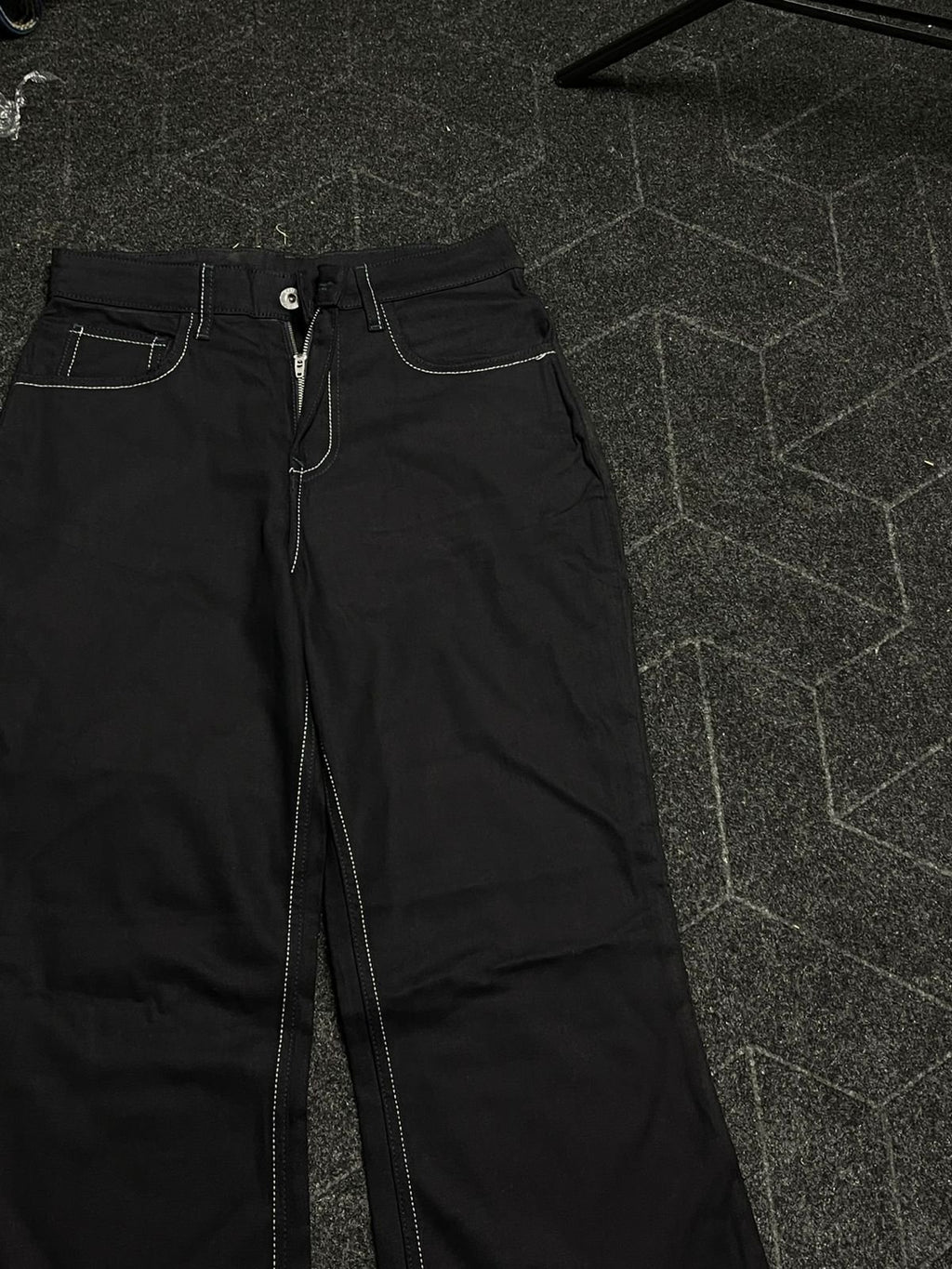 Black Bootcut Vintage Low Flare Jeans