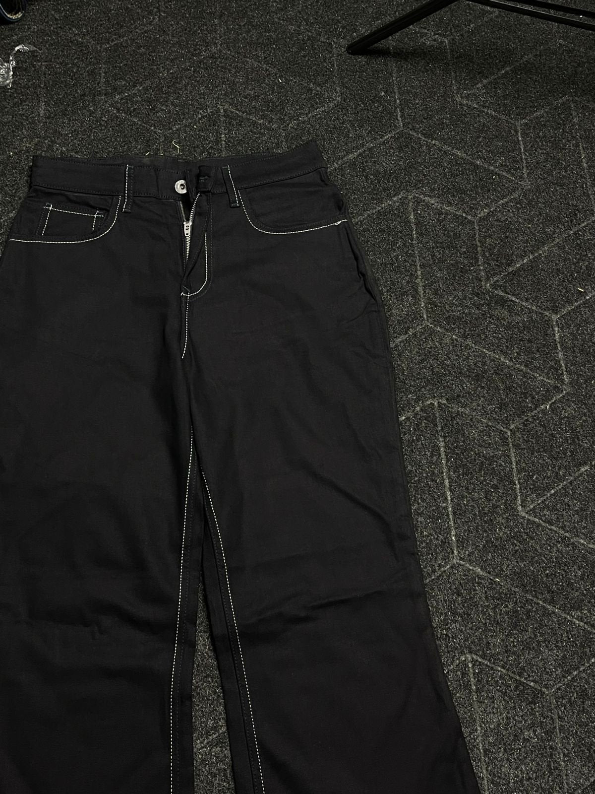 Black Bootcut Vintage Low Flare Jeans