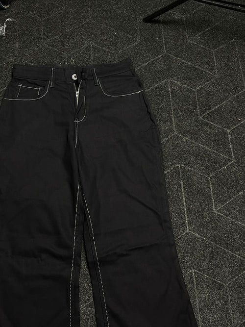 Black Bootcut Vintage Low Flare Jeans