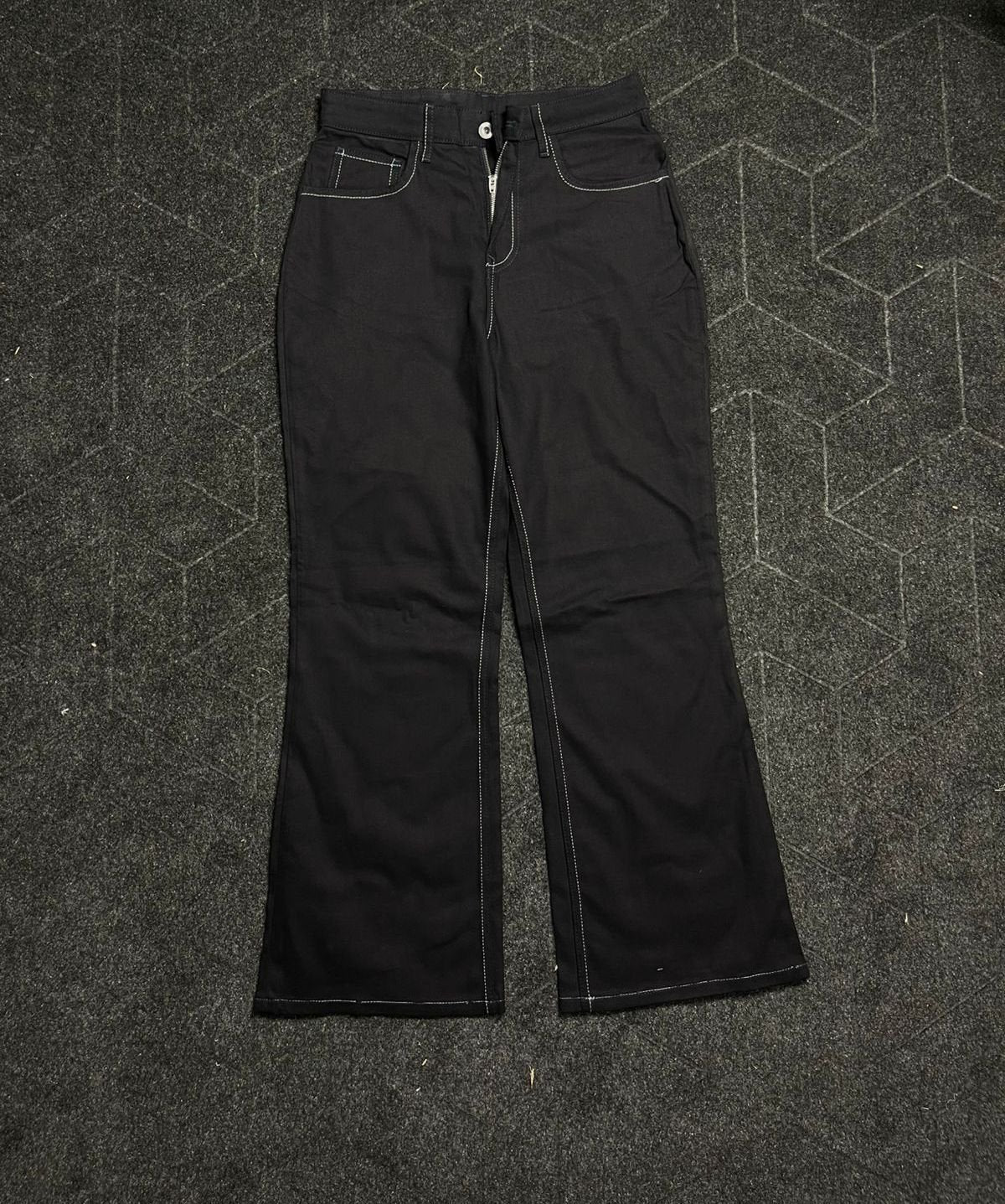 Black Bootcut Vintage Low Flare Jeans