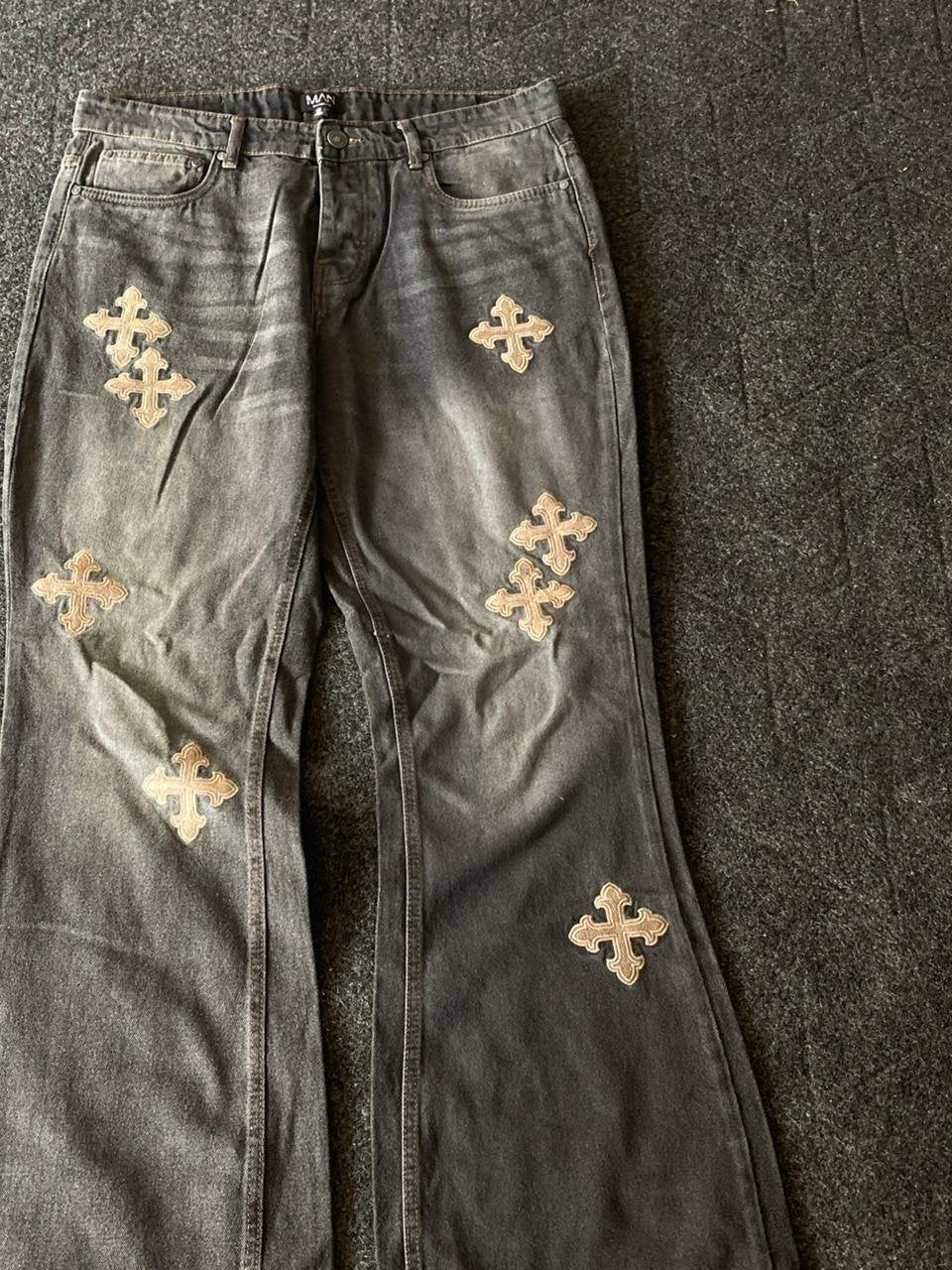 Bohoo Man Vintage Flared Rarest Denim