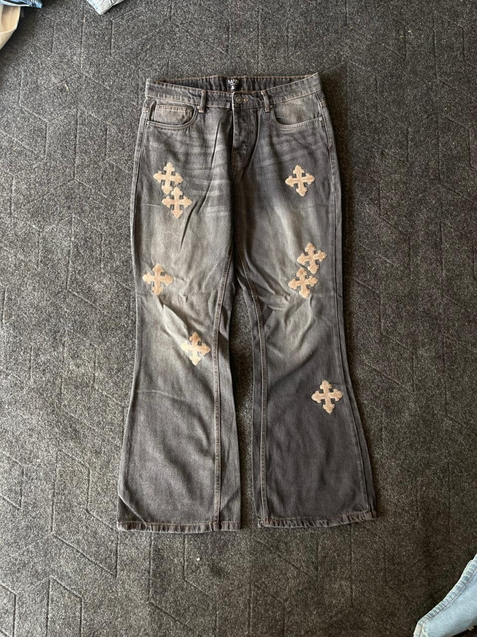 Bohoo Man Vintage Flared Rarest Denim