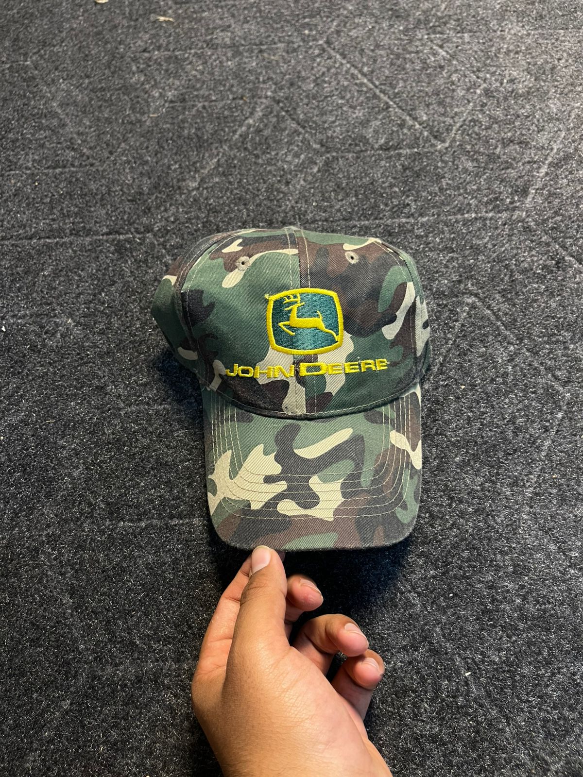 Vintage Camo John Deer Cap
