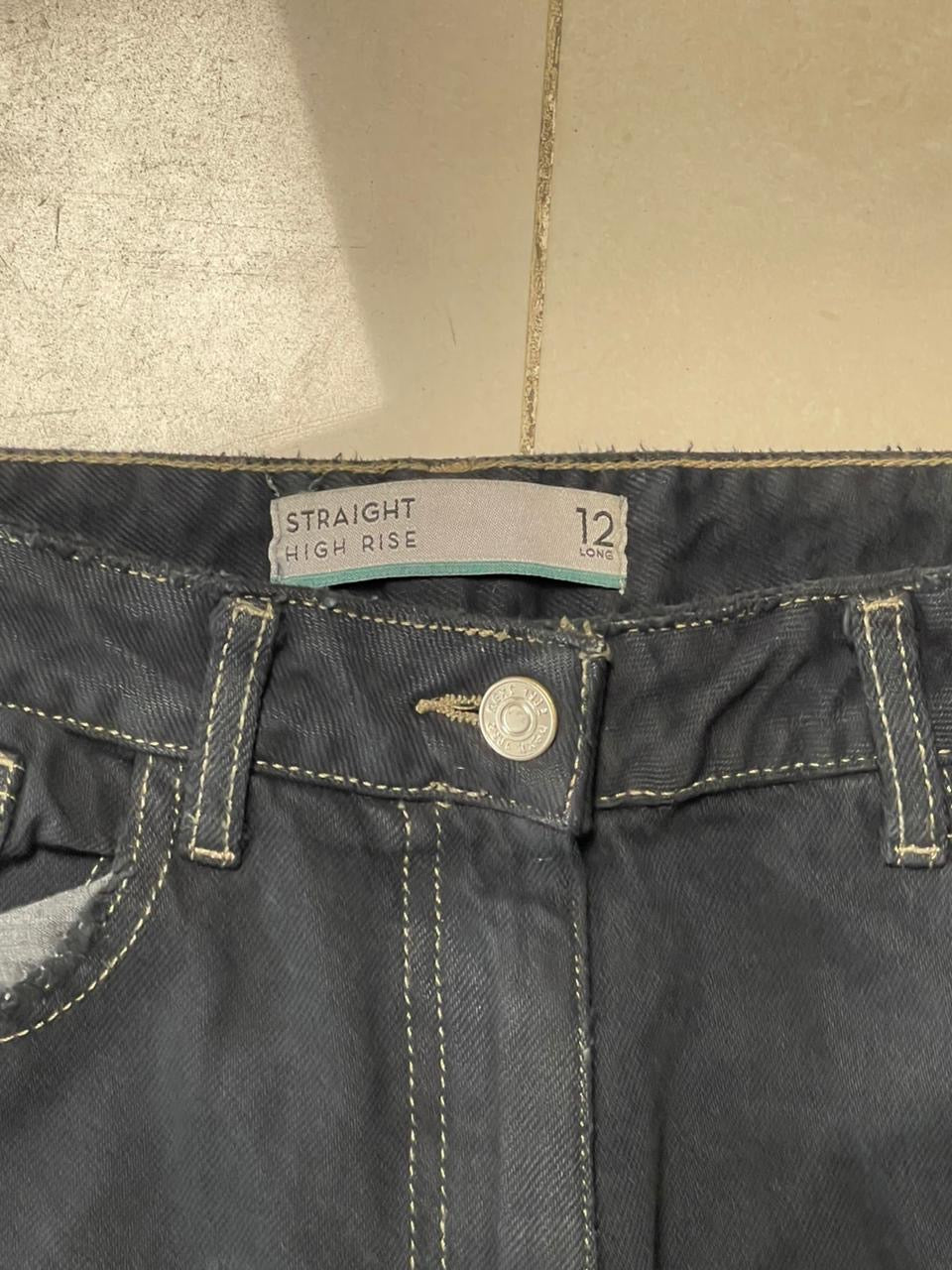 Vintage Black Fitted 2002s Denim
