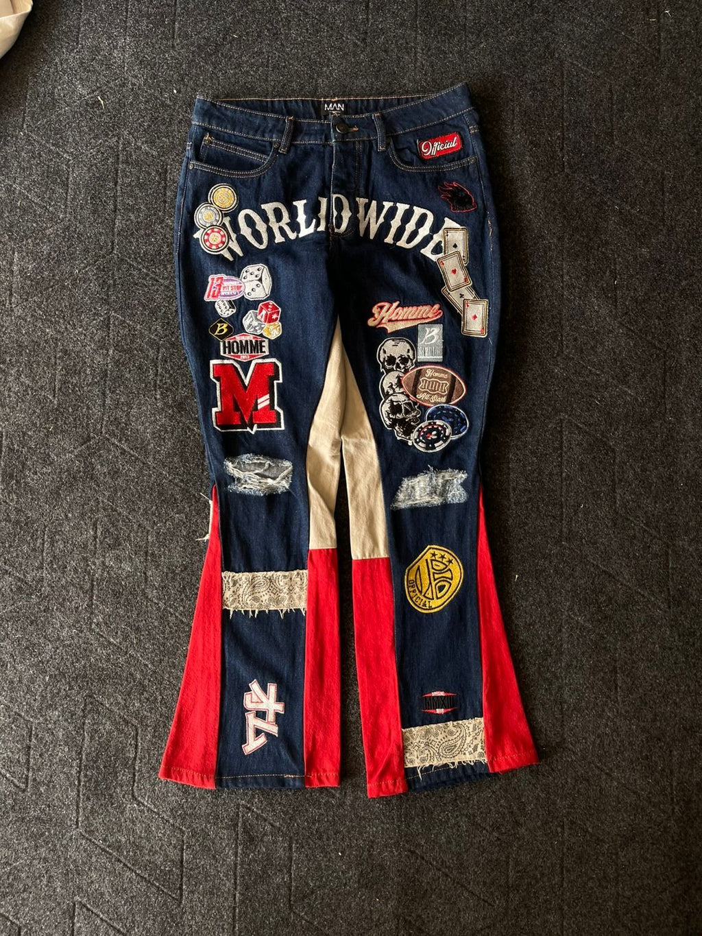 Extremely Rare Vintage Flared Bohooman Flared Jeans