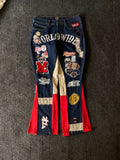 Extremely Rare Vintage Flared Bohooman Flared Jeans