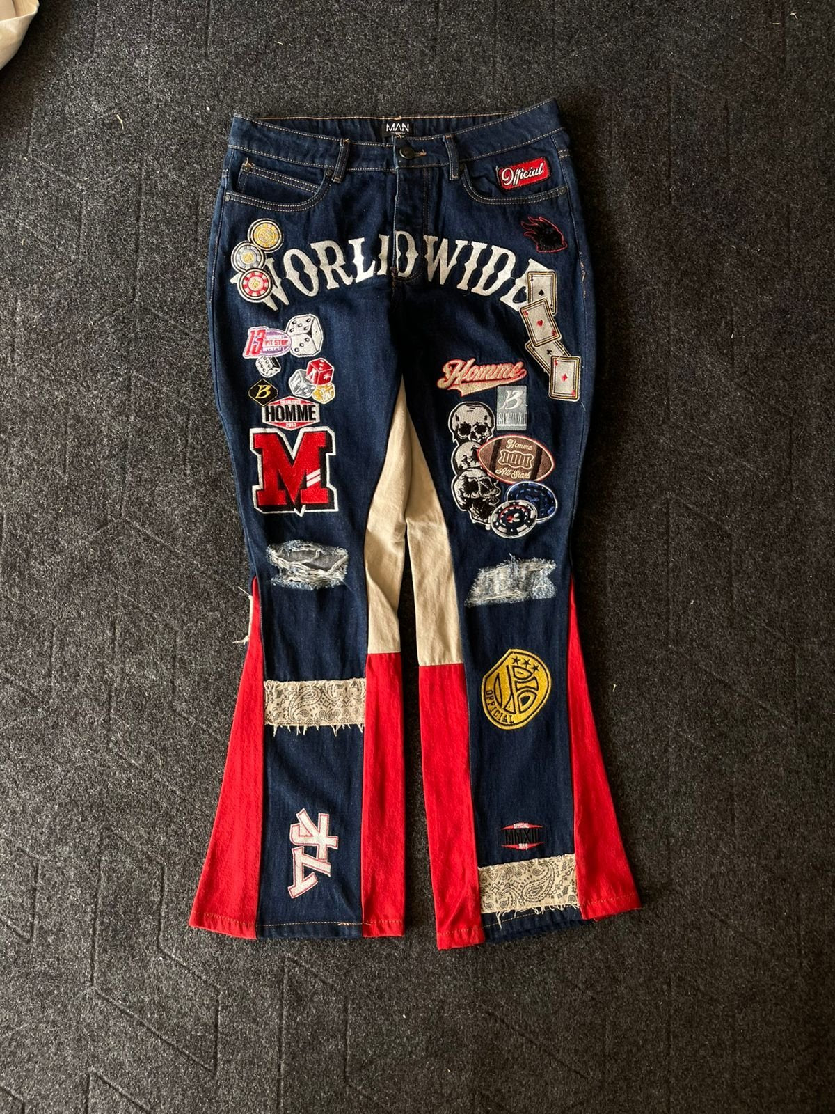 Extremely Rare Vintage Flared Bohooman Flared Jeans
