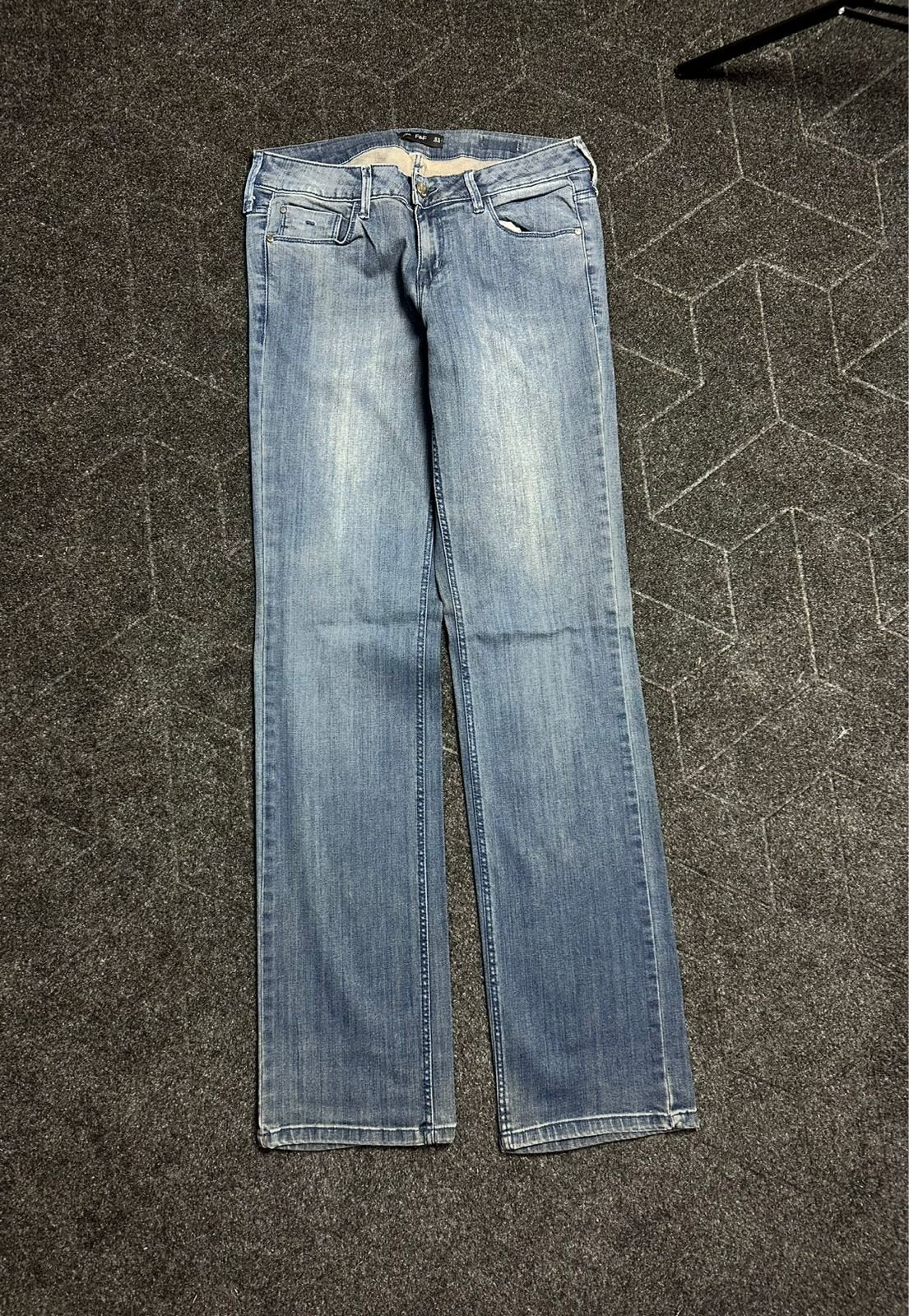 F&amp;F Washed Straight Fit