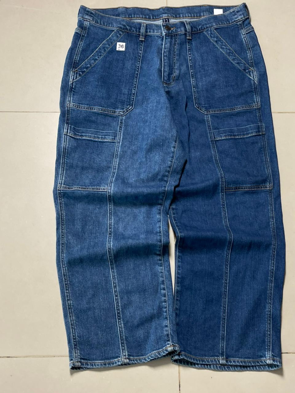 Vintage baggy pockets denim