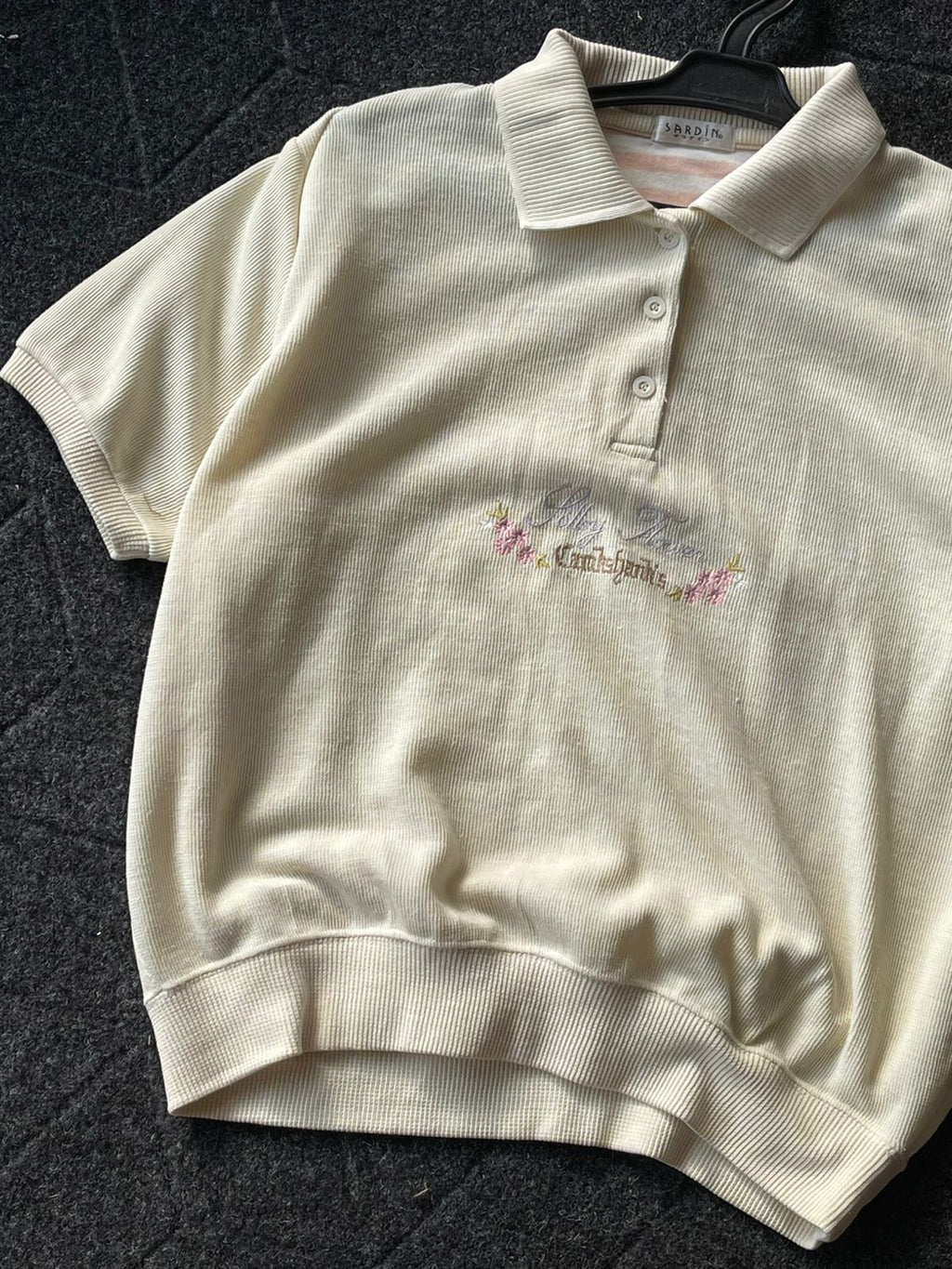 Heavily Knitted Cropped Polo