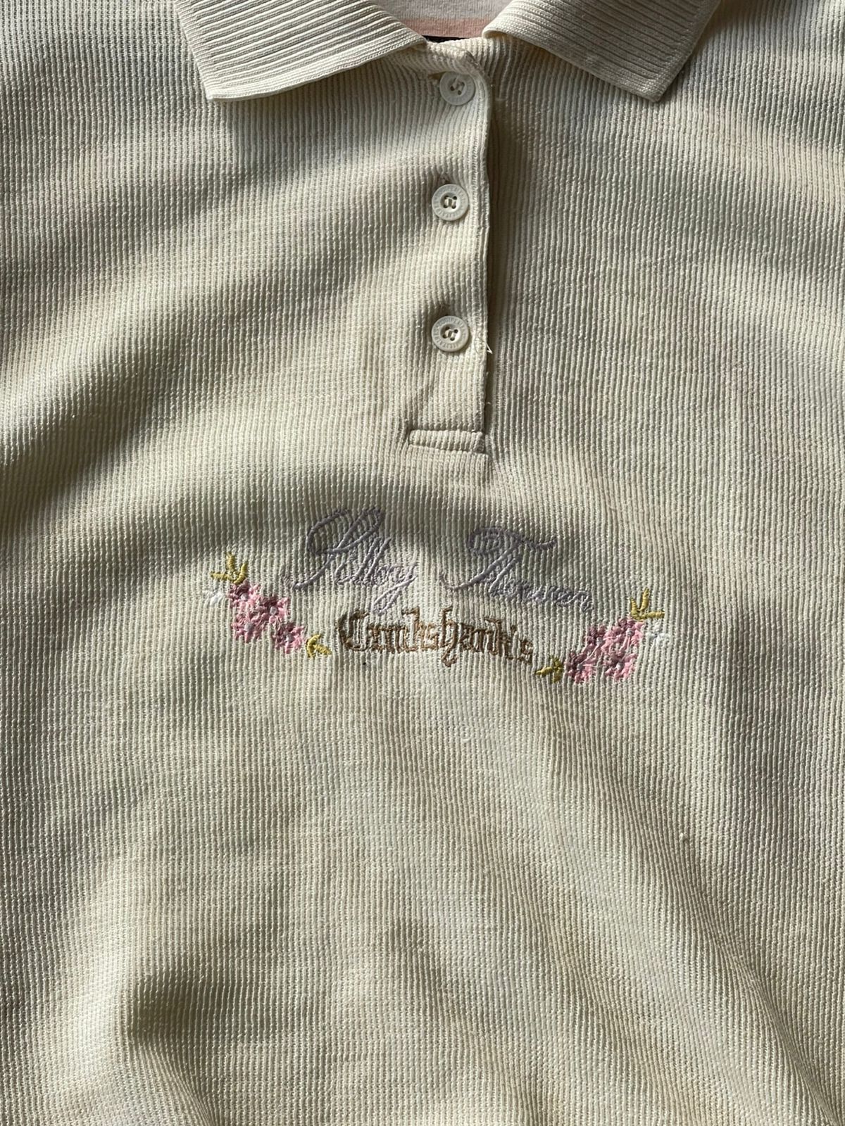 Heavily Knitted Cropped Polo
