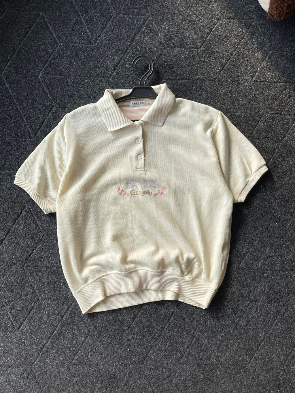 Heavily Knitted Cropped Polo