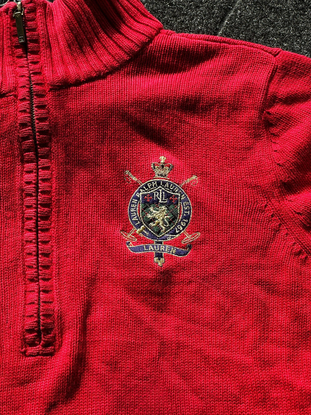 RAULPH LAUREN Quarter Zipper