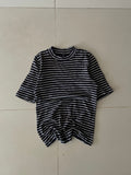 Uniqlo Knitted Fitted Stripped Tee