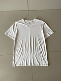 V Neck Essential White Tee