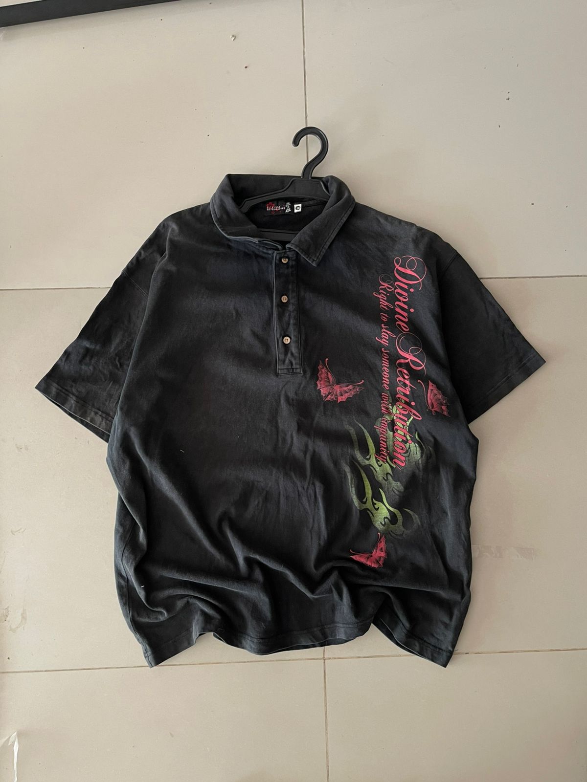 Vintage Devise Retribution Y2k Polo