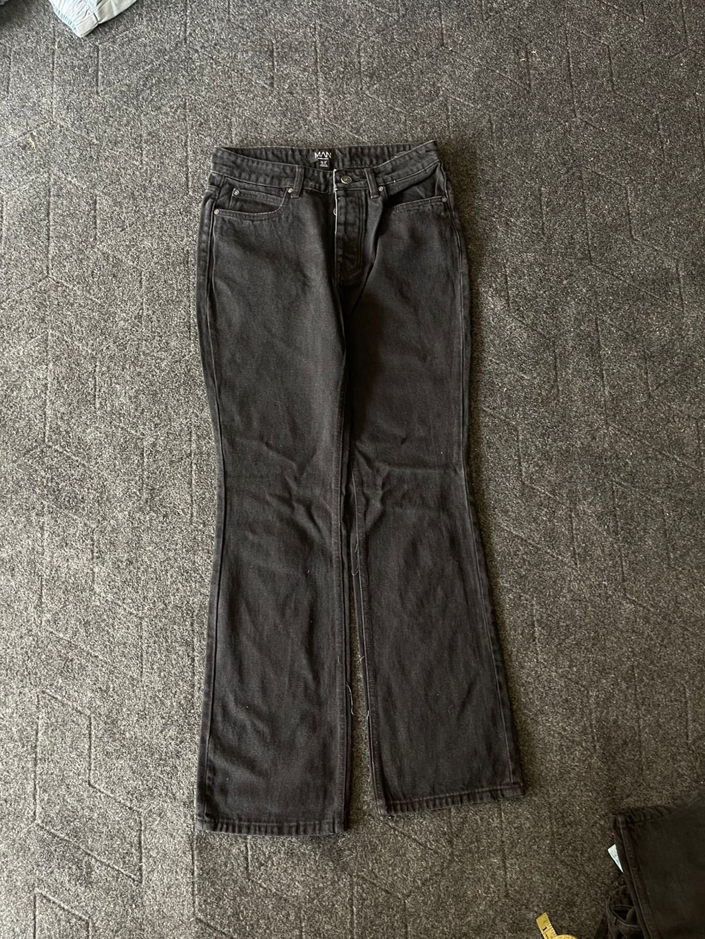 Vintage Flared Fire Baggy Denim So Rare