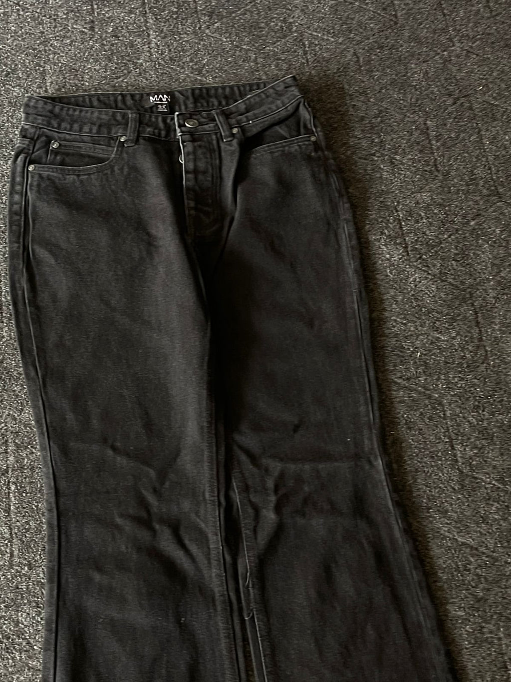 Vintage Flared Fire Baggy Denim So Rare