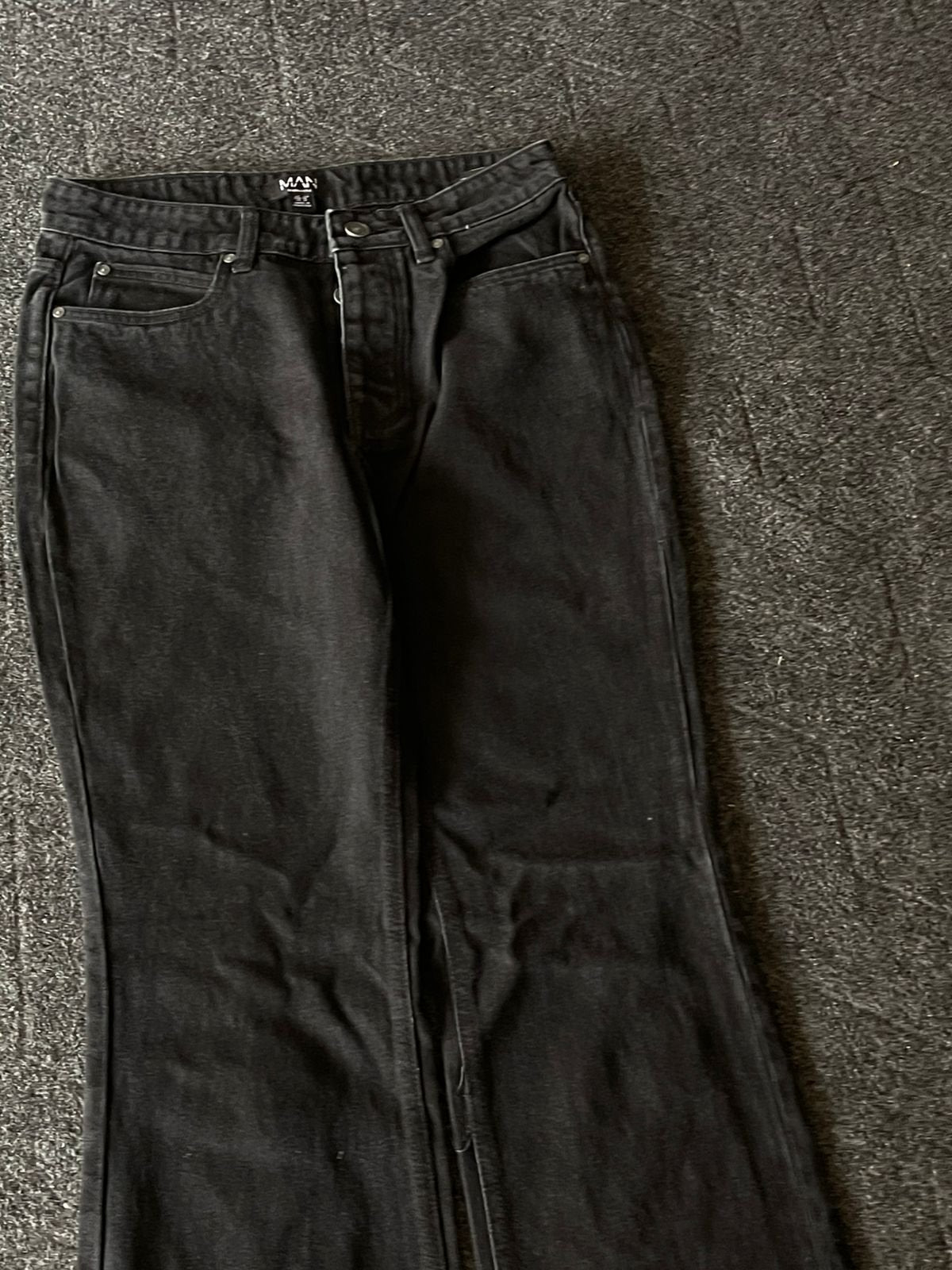 Vintage Flared Fire Baggy Denim So Rare