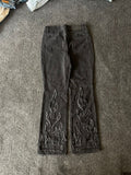 Vintage Flared Fire Baggy Denim So Rare