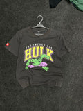 Vintage Hulk Fitted Cropped Tee