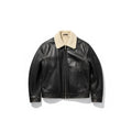 Vintage Leather Sherpa Jacket
