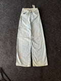 Vintage Sand Blue Wide Leg Baggy Jeans (Highwaisted)