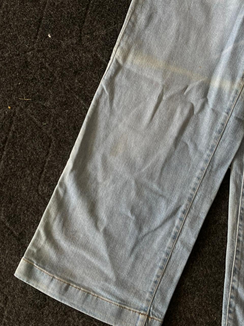 Vintage Washed Baggy Denim (Open Wide Leg)