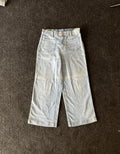 Vintage Washed Baggy Denim (Open Wide Leg)