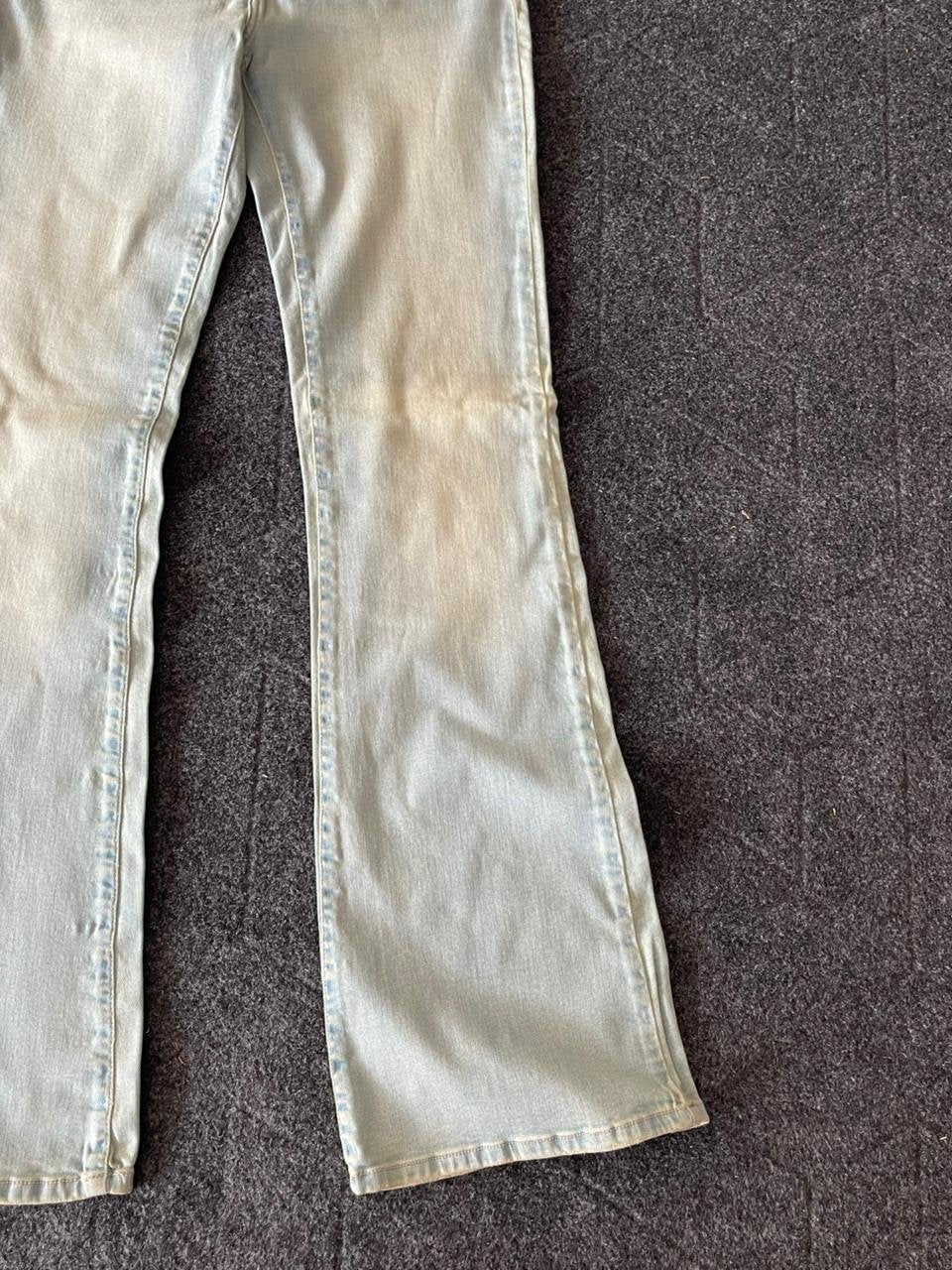 Vintage Washed Flared Jeans