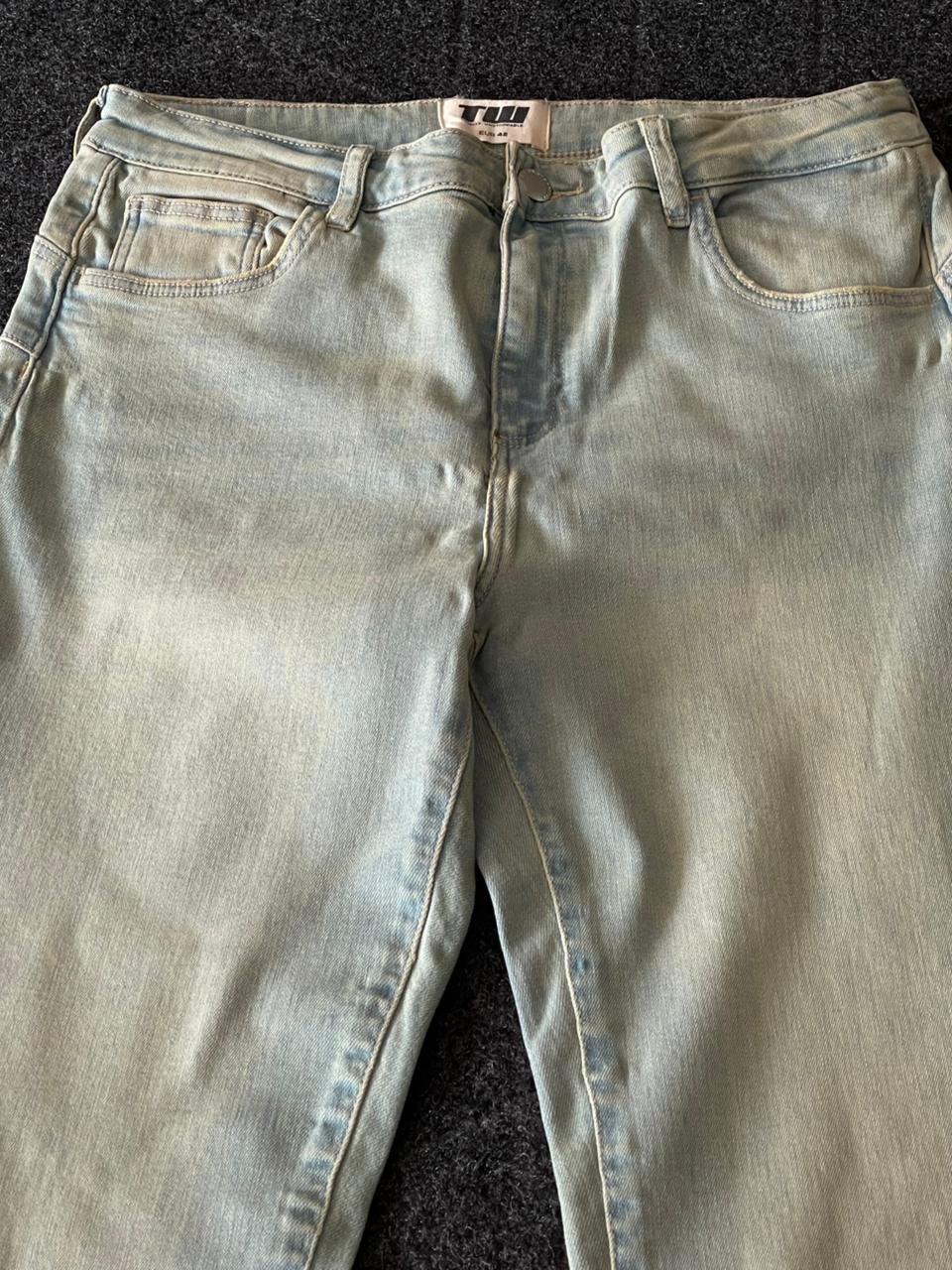 Vintage Washed Flared Jeans