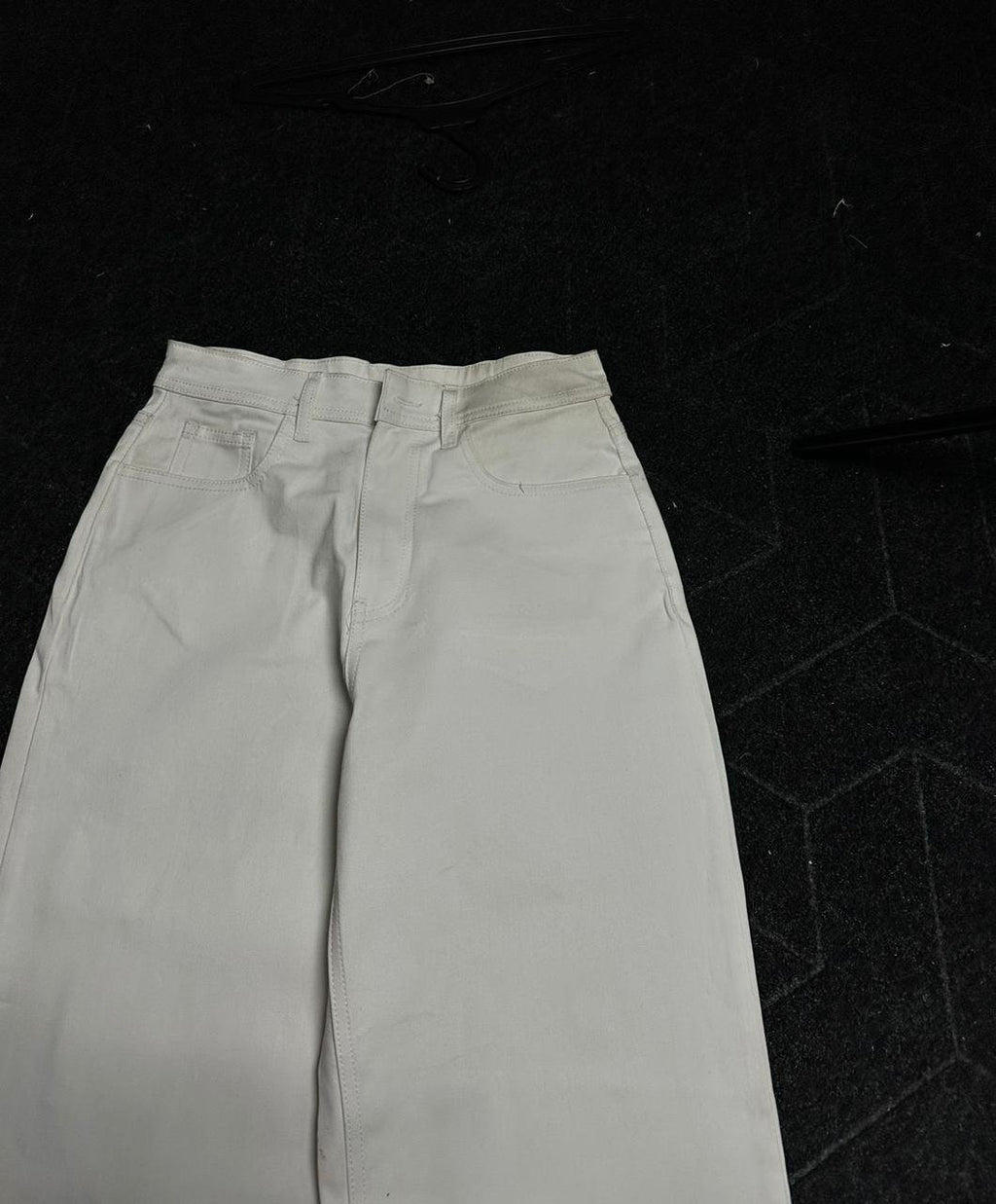 Essential White Wide Leg Denim