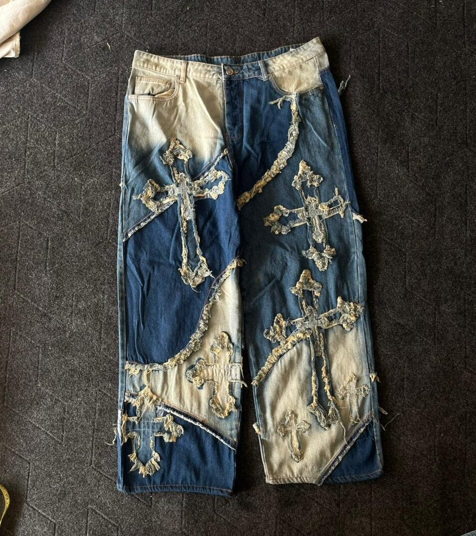Y2K Wide Leg Super Baggy Jeans