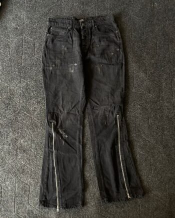 Vintage Stone Washed Baggy Flared y2k Jeans